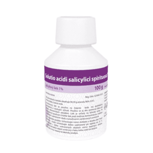 SOLUTIO Acidi salicylici spirituosa 1 % 100 g 1