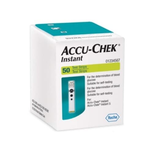 ACCU-CHEK Instant testovacie prúžky do glukomera 50 kusov 1