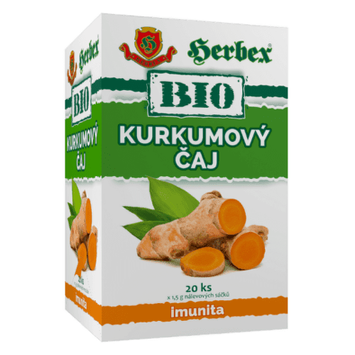 HERBEX BIO Kurkumový čaj 20 x 1,5 g