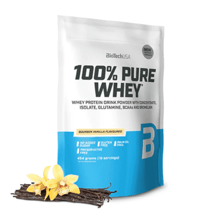 BioTechUSA 100% pure whey vanilka 454 g 1