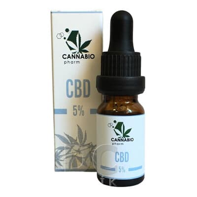 CANNABIOPHARM CBD 5% konopný olej 10 ml 1