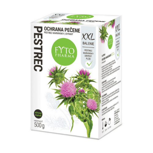 FYTOPHARMA Čaj pestrec mariánsky drvený plod 500 g