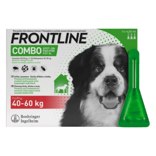FRONTLINE Combo spot-on pre psy XL 40-60 kg 3 x 4,02 ml