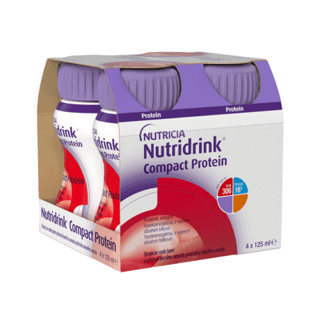 NUTRIDRINK Compact protein lesné ovocie 4 x 125 ml 1