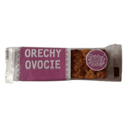DOBRÉ ZO SLOVENSKA Tyčinka orechy ovocie 40 g 1