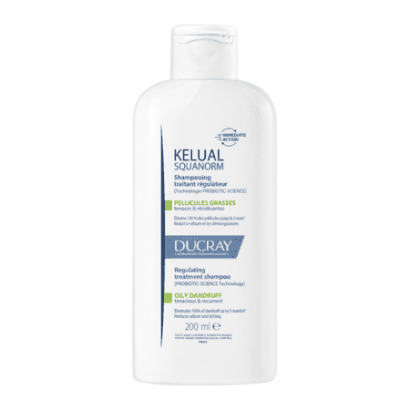DUCRAY Kelual squanorm seboregulačný šampón mastné lupiny 200 ml