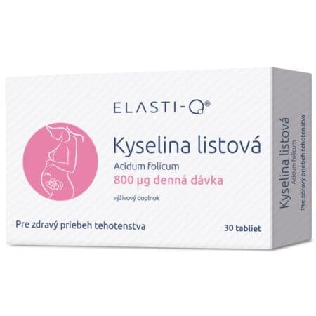 ELASTI-Q Kyselina listová 800 30 tabliet