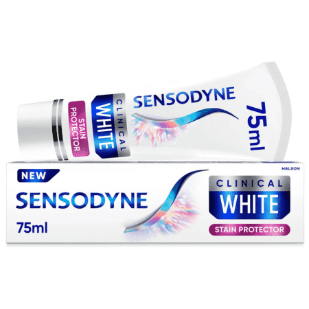 SENSODYNE Clinical white stain protector zubná pasta 75 ml 1
