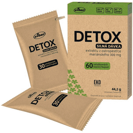 VITAR Detox silná dávka EKO 60 kapsúl