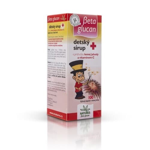 NATURES Beta glucan detský sirup+ 100 ml 1