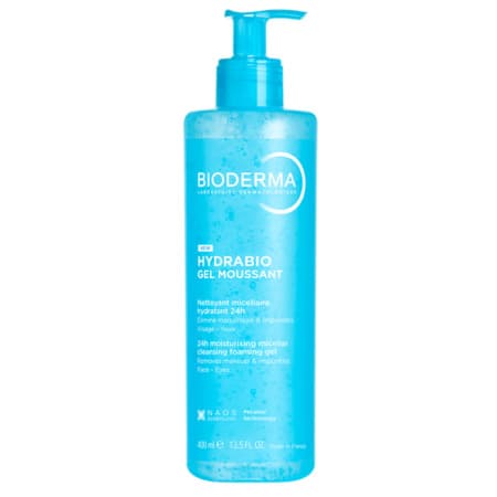 BIODERMA Hydrabio gel moussant penivý micelárny čistiaci gél 400 ml 1