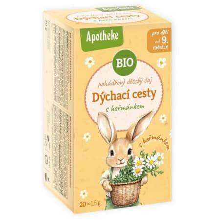 APOTHEKE Rozprávka dýchacie cesty s rumančekom bio 20 x 1,5 g 1