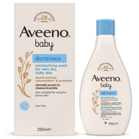 AVEENO Baby dermexa good night emolienčný balzam na dobrú noc 75 ml 1