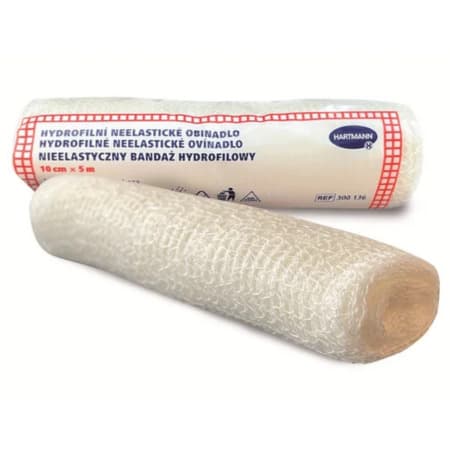 Ovínadlo hydrofilné neelastické pletené nesterilné 10 cm x 5 m 1ks