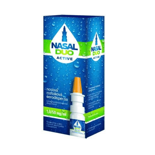 NASAL DUO ACTIVE pre dospelých 1,0/50 mg/ml 10 ml 1