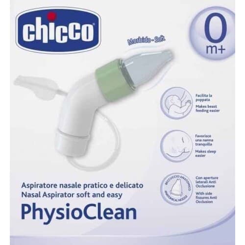 CHICCO Odsávačka nosná physioclean manuálna 0m+ 1 ks 1