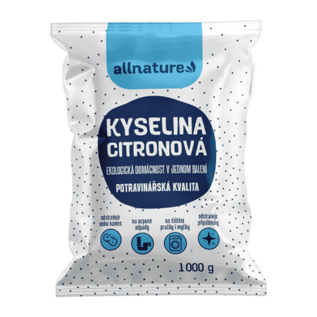 ALLNATURE Kyselina citrónová 1 kg 1