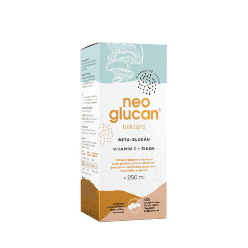 NEOGLUCAN Tinktúra beta-glukán, vitamín C a zinok 250 ml 1