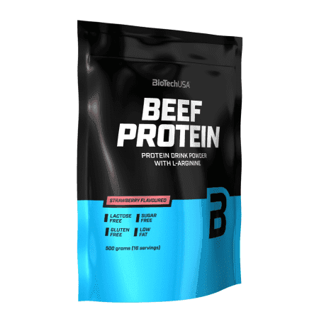 BioTechUSA Beef protein jahoda 500 g 1