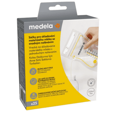 MEDELA Easy pour vrecká na skladovanie materského mlieka 210 ml 25 ks 1