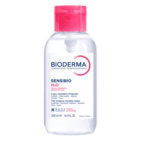 BIODERMA Sensibio H2O micelárna voda na citlivú pleť s pumpou 500 ml