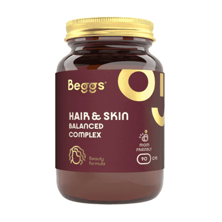BEGGS Hair & skin balanced complex 90 kapsúl 1
