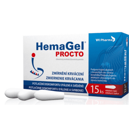 HEMAGEL Procto rektálny čapík 15 ks