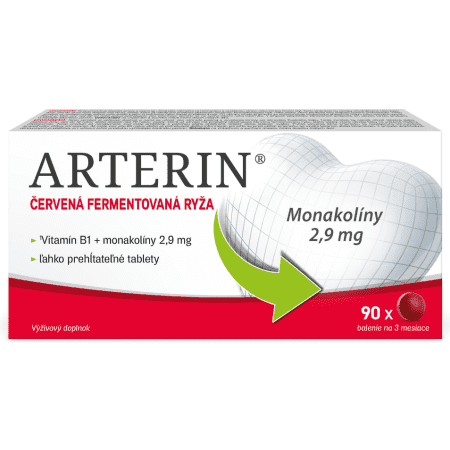 ARTERIN Červená fermentovaná ryža 90 tabliet