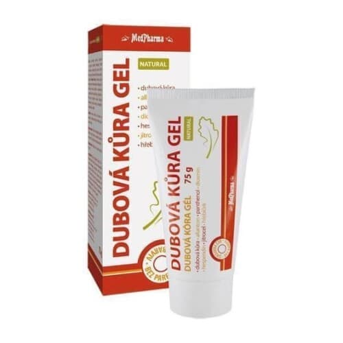 MEDPHARMA Dubová kôra gél natural 75 g 1