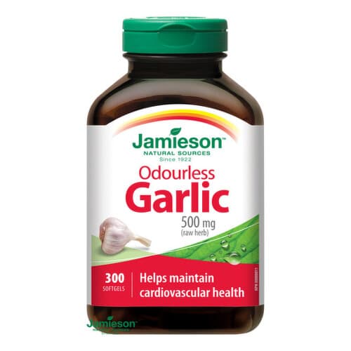 JAMIESON Cesnak bez zápachu 500 mg 300 tabliet 1