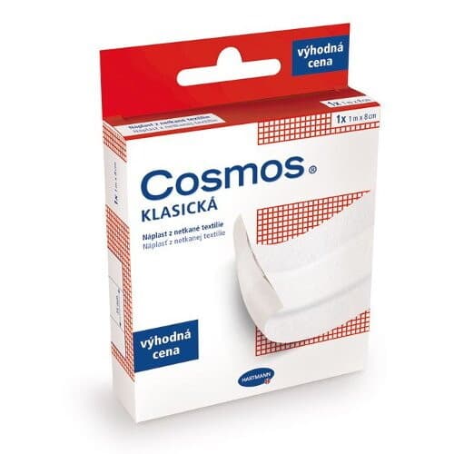 COSMOS Klasická náplasť z netkanej textílie 1 m x 8 cm 1 kus 1