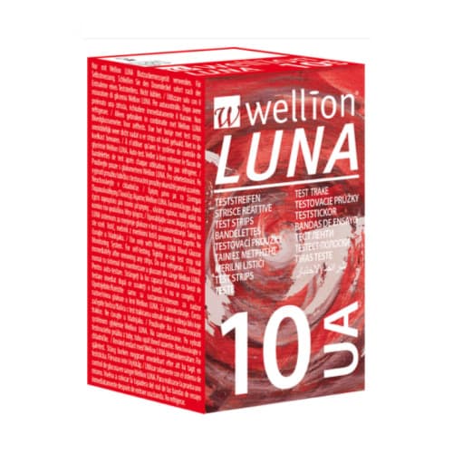 WELLION Luna UA testovacie prúžky k prístroju LUNA 10 kusov 1