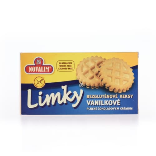 LIMKY Diétne keksy vanilkové plnené 150 g 1