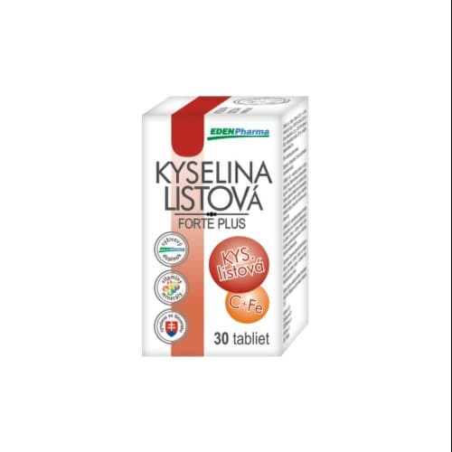 EDENPHARMA Kyselina listová forte plus 30 tabliet 1
