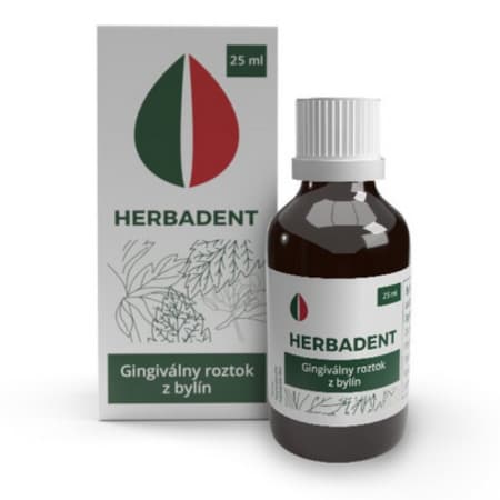 HERBADENT Gingiválny roztok z bylín 25 ml