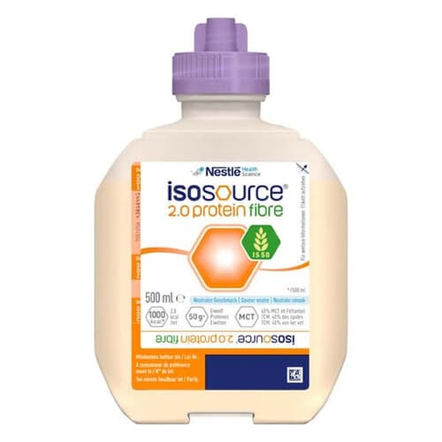 ISOSOURCE 2.0 Protein fibre neutrálna príchuť 12 x 500 ml