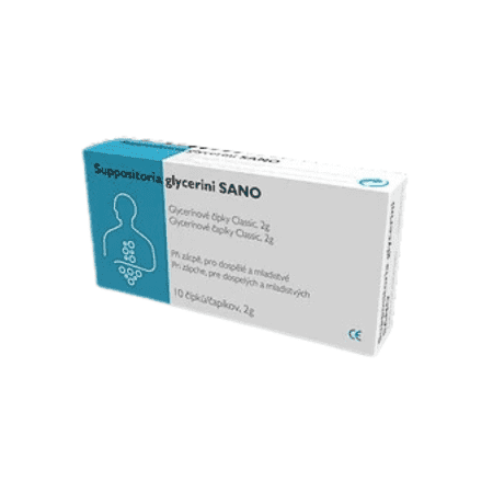 SUPPOSITORIA Glycerini sano classic 2g 10 ks 1
