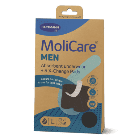 MOLICARE Men L absorpčná spodná bielizeň 1 ks + X-change vložka 5 ks set 1