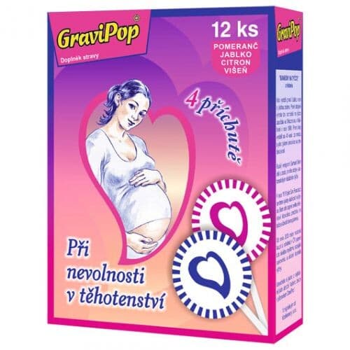 GRAVIPOP Lizanka pre tehotné 12 kusov 1