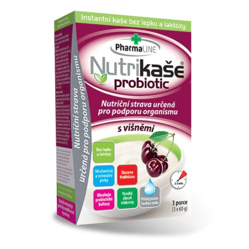 NUTRIKAŠA Probiotic s višňami 3 x 60g 1