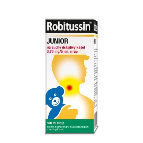 ROBITUSSIN Junior sirup pre deti na suchý kašeľ 100 ml 1