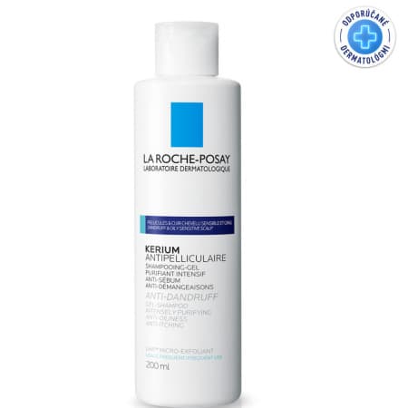 LA ROCHE-POSAY Kerium šampón na mastné lupiny 200 ml 1
