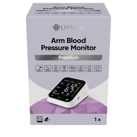 LIVSANE Ramenný monitor krvného tlaku premium 1 ks 1