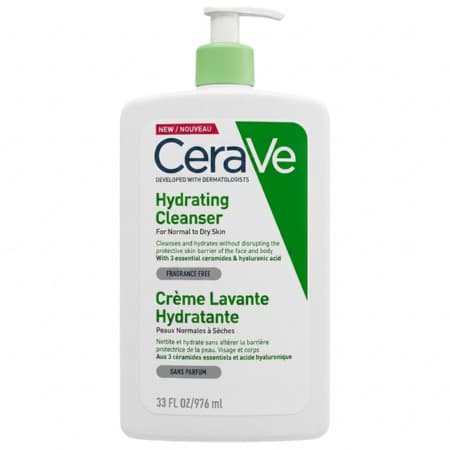 CeraVe Hydratačná čistiaca emulzia na normálnu až suchú pokožku 1000 ml