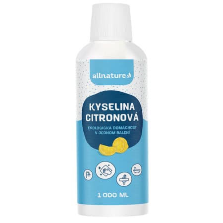 ALLNATURE Kyselina citrónová roztok 1 l