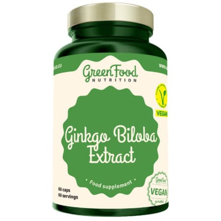 GREENFOOD Ginkgo biloba extract 60 kapsúl