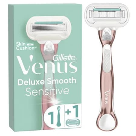 GILLETTE Venus deluxe smooth sensitive rosegold set 1
