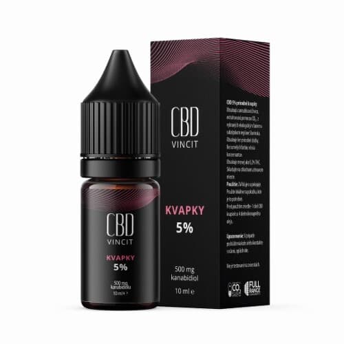 CBD Vincit kvapky 5% 10 ml 1