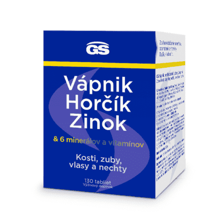 GS Vápnik horčík zinok 130 tabliet