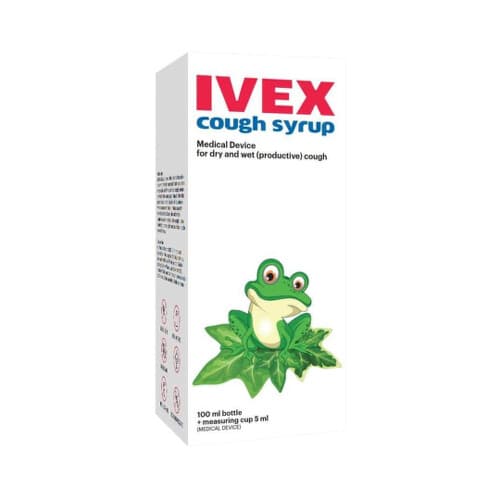 IVEX sirup na suchý a produktívny  kašeľ 100 ml 1